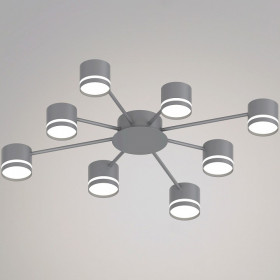 Потолочная люстра 06730-0.3-08 GX53 GREY