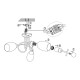 Потолочная люстра Globo Mitis 63170-3