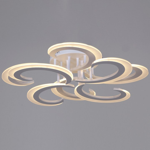 Потолочная люстра  05090-0.3-4+4 WH