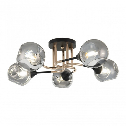 Потолочная люстра Arte Milano AMALFI-328419 328419/5 FG+BK