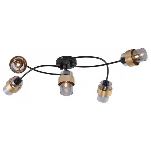 Потолочная люстра Escada 1139 1139/5P Black/Gold