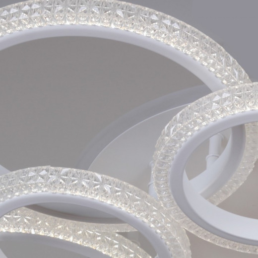 Потолочная люстра 06333-0.3-5+5A WH (RGB)