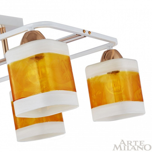 Потолочная люстра Arte Milano AMALFI-322008 322008/4 WH+FG