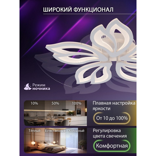 Потолочная люстра Natali Kovaltseva FORTUNA LED LAMPS 81107/4C