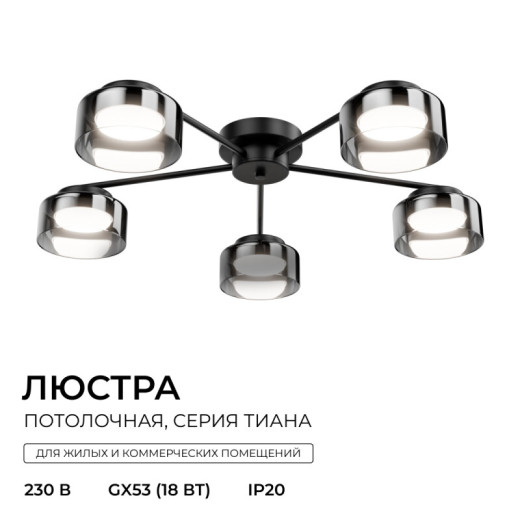Потолочная люстра Apeyron Electrics  16-226