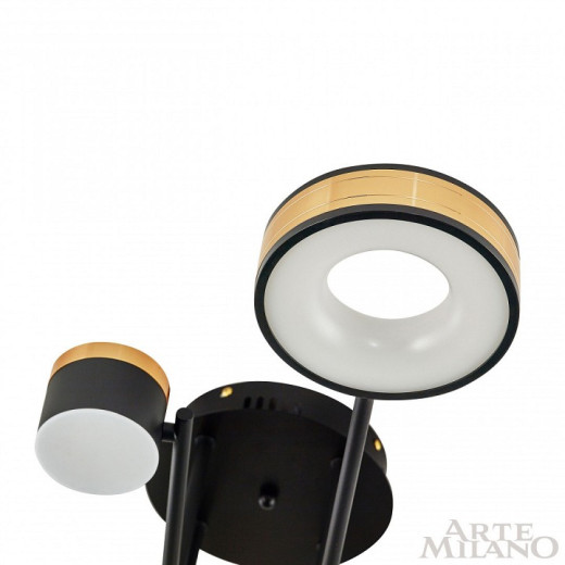 Потолочная люстра Arte Milano Ferrara-72040 272040/8 BK/GD