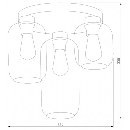 Потолочная люстра TK Lighting Marco 3318 Marco Green