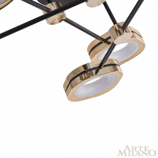 Потолочная люстра Arte Milano Ferrara-71040 277999/6 BK/GD