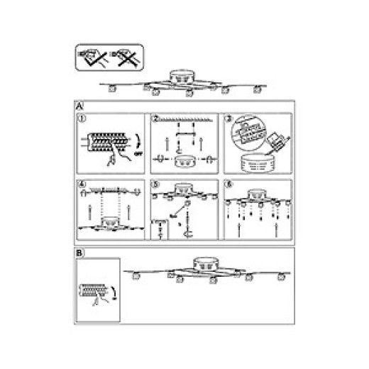 Потолочная люстра Globo Dado 68506-8