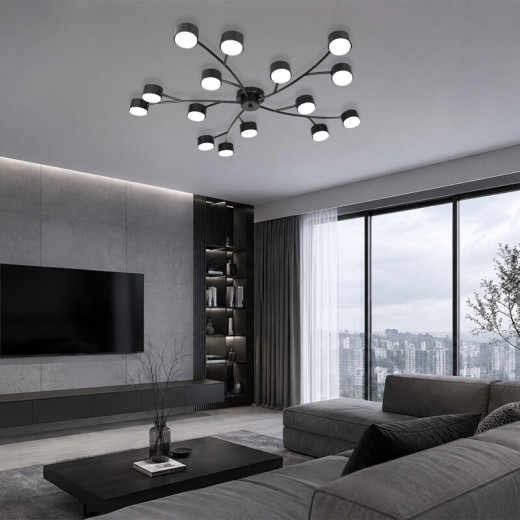 Потолочная люстра Escada FLUXEN 120009/15C Black