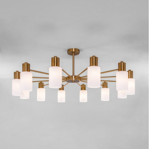 Потолочная люстра Eurosvet Vegga 70160/12 латунь Smart