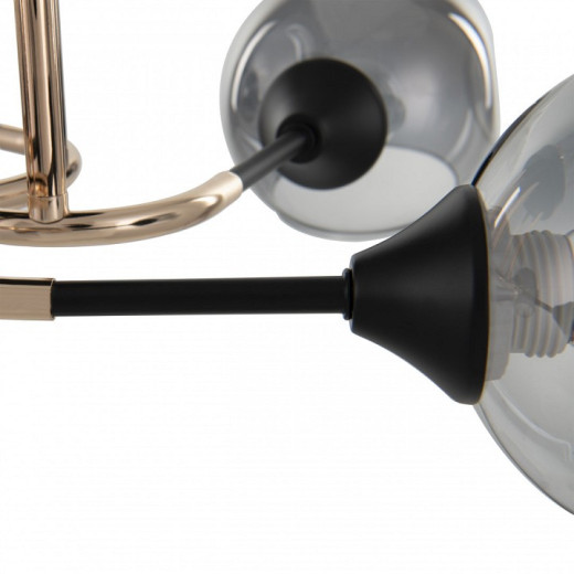 Потолочная люстра Arte Milano AMALFI-328419 328419/5 FG+BK