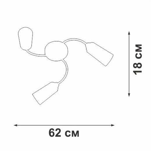 Потолочная люстра Vitaluce V2831 V2831-9/3PL