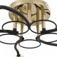 Потолочная люстра Arte Milano AMALFI-324106 324106/5 FG+BK