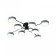Потолочная люстра Arte Milano Ferrara 253039/8+1 Bk/Gr