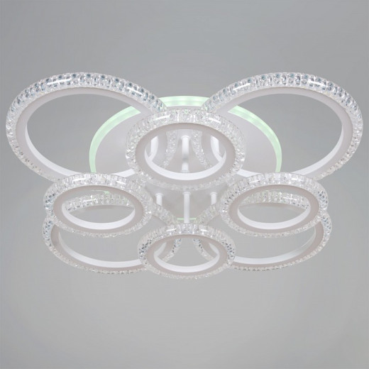 Потолочная люстра 36890-0.3-4+4A WH (RGB)