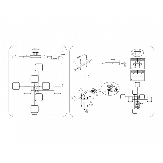 Потолочная люстра Ambrella Light FL FL516346
