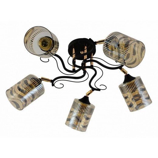 Потолочная люстра 11313-0.3-05 BK+FGD