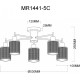 Потолочная люстра MyFar Solo MR1441-5C