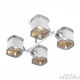 Потолочная люстра Arte Milano AMALFI-329809 329809/4 WH+CR