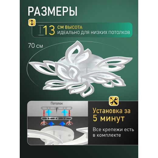 Потолочная люстра Natali Kovaltseva SAND II LED LAMPS 85004