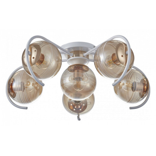 Потолочная люстра Arte Milano AMALFI-326208 326208/5+1 WH+FG