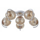 Потолочная люстра Arte Milano AMALFI-326208 326208/5+1 WH+FG
