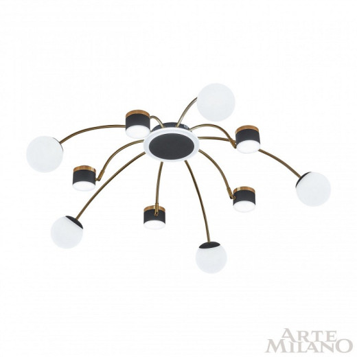 Потолочная люстра Arte Milano Ferrara-71040 272040/10 BK/GD