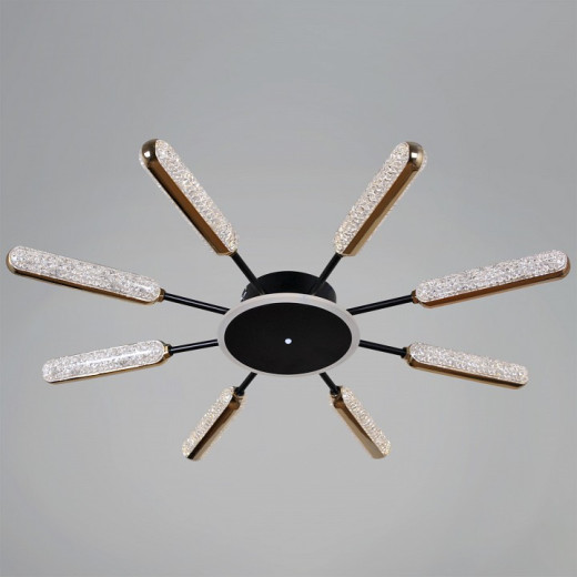 Потолочная люстра  08290-0.3-08 BK+GD