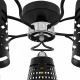 Потолочная люстра Arte Milano AMALFI-328207 328207/5 BK.CR