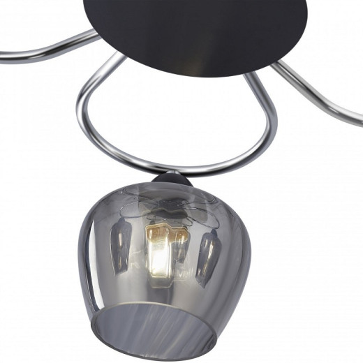 Потолочная люстра Arte Milano AMALFI-321508 321508/5 CR+BK