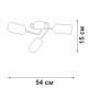 Потолочная люстра Vitaluce V4909 V4909-9/3PL