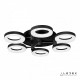 Потолочная люстра iLedex Jomo FS-014-X6-(B) 72W BK