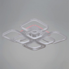 Потолочная люстра 06335-0.3-4+4B WH (RGB)