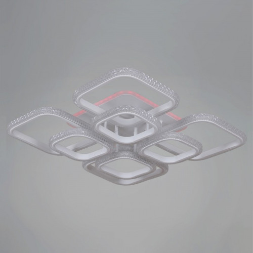 Потолочная люстра 06335-0.3-4+4B WH (RGB)