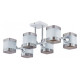 Потолочная люстра Arte Milano AMALFI-329809 329809/6 WH+CR