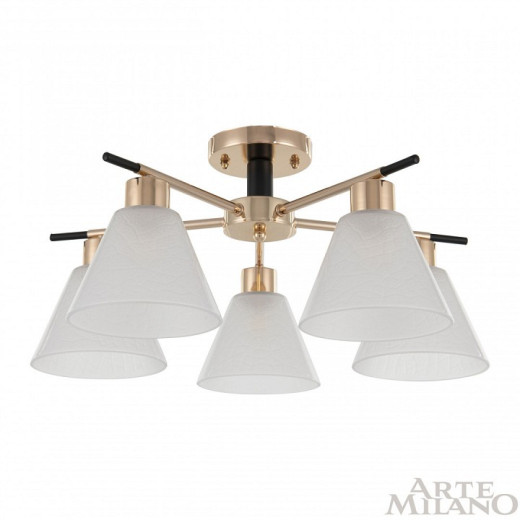 Потолочная люстра Arte Milano Napoli-322119 322119/5 FG+BK