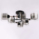 Потолочная люстра Arte Milano AMALFI-324308 324308/6 BK+FG