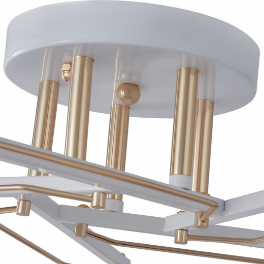 Потолочная люстра Arte Milano AMALFI-329508 329508/5 WH+FG