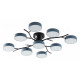 Потолочная люстра Arte Milano Ferrara 256606/8+1 Bk/Gr
