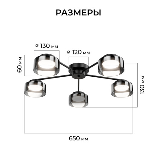 Потолочная люстра Apeyron Electrics  16-226