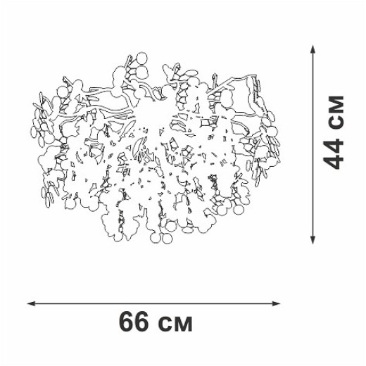 Потолочная люстра Vitaluce V2832 V2832-8/7PL