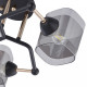 Потолочная люстра Arte Milano AMALFI-324308 324308/3 BK+FG