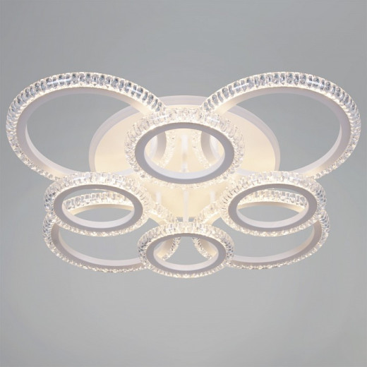 Потолочная люстра 36890-0.3-4+4A WH (RGB)