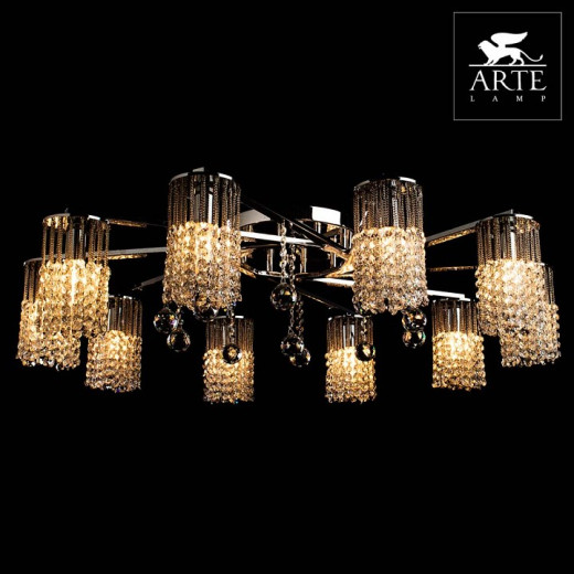 Потолочная люстра Arte Lamp Cascata A3028PL-10CC