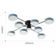 Потолочная люстра Arte Milano Ferrara 253039/8+1 Bk/Gr