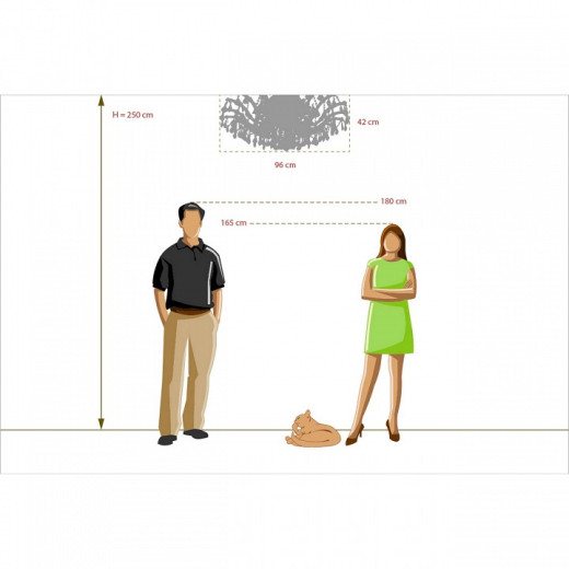 Потолочная люстра Chiaro Луиза 1 383010210