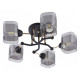 Потолочная люстра Arte Milano AMALFI-324308 324308/5 BK+FG