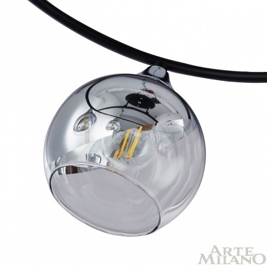 Потолочная люстра Arte Milano AMALFI-322403 322403/5 BK+CR