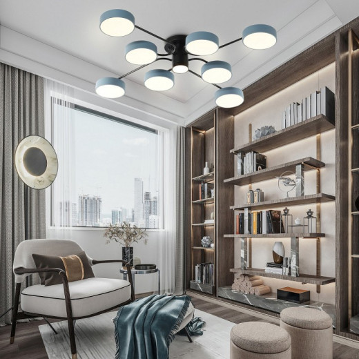 Потолочная люстра Arte Milano Ferrara 253039/8+1 Bk/Gr